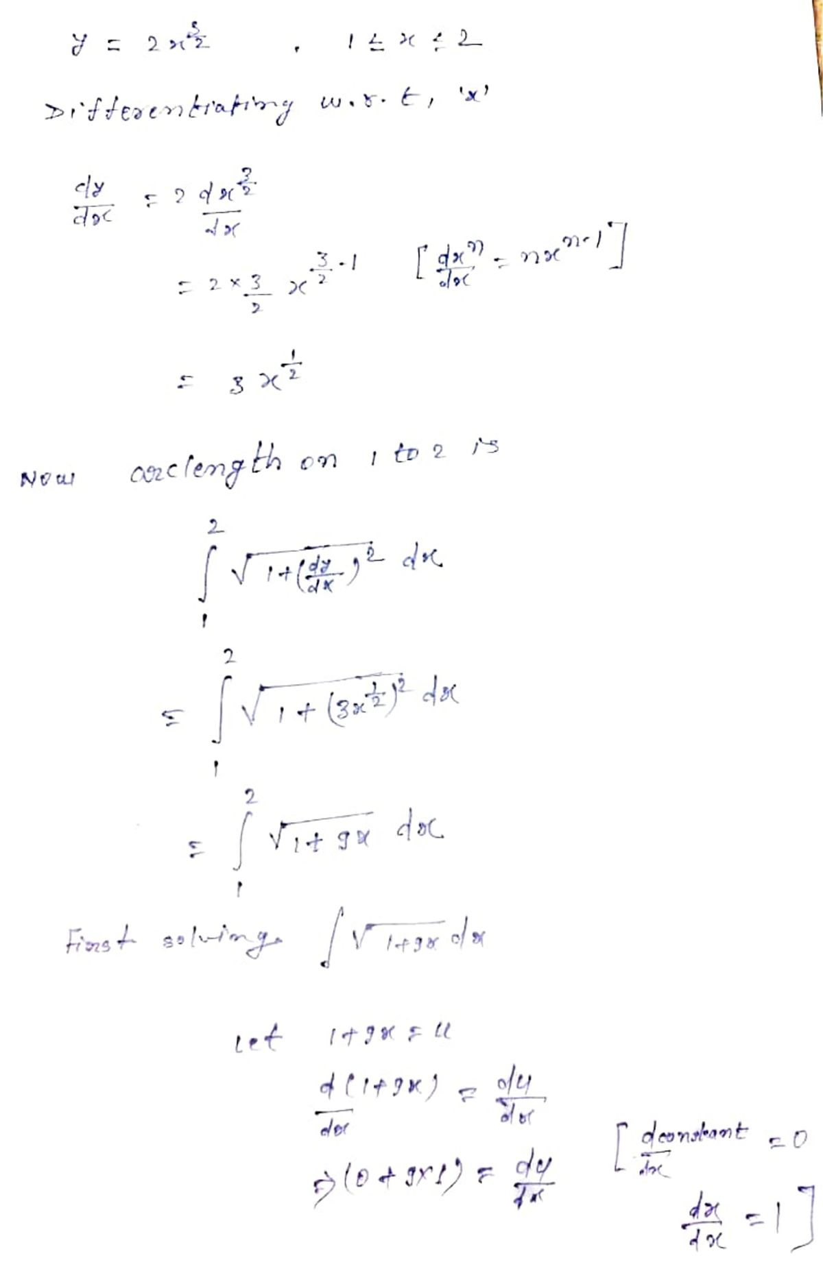 Calculus homework question answer, step 1, image 1